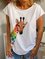 Giraffe Short Sleeve Crew Neck Tee