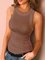 Sleeveless Sheath Casual Tank Top