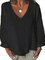 Paneled Casual Long Sleeve Solid Shirts