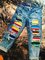 Blue Boho Stripes Ripped Pants