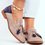 Gray All Season Leather Daily Low Heel Loafers