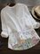 White Shirt Collar Cotton-Blend Sweet Top