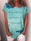 Lake Blue Butterfly T-shirt