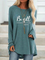 Round Neck Long Sleeve Top