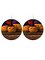 Halloween Wooden Errings Pumpkin Castle Bat Ghost Ear Hook Earrings