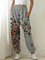Daily Floral-Print Casual Butterfly Pants