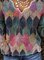 Simple & Basic Floral-Print Shift Long Sleeve Sweater