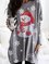 Striped Crew Neck Vintage Cotton-Blend Shirts & Tops