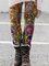Cotton-Blend Holiday Abstract Pants