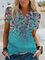 Short Sleeve Cotton V Neck Shirts & Tops