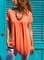 Short Sleeve Shift V Neck Shirts & Tops