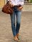Denim Plain Pants