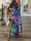 Ombre/tie-Dye Shift Boho Dresses