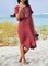 Shift Sweet Floral-Print Crew Neck Dresses