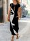 Plus Size Vintage Boho Holiday Hippie Abstract Casual Dresses