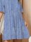 Floral Crew Neck Boho Cotton-Blend Dresses