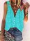 Cotton-Blend Floral-Print Sleeveless Shirts & Tops