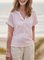 Buttoned Casual Stripes Shirts & Tops