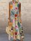 Sleeveless Holiday Floral Crew Neck Dresses