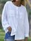 Crew Neck Casual Long Sleeve Shirts & Tops