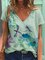 Casual Cotton Floral-Print Shirts & Tops