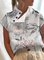 Shirt Collar Sleeveless Cotton-Blend Vests