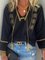 Casual Print V Neck Women Shirts & Tops