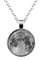 Moon Star Time Gemstone Luminous Pendant Necklace Sweater Chain