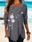 Casual Long Sleeve Asymmetrical Shirts & Tops