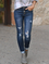 Denim Casual Pants