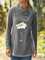Long Sleeve Casual V Neck Shirts & Tops