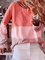 Cotton-Blend Casual Crew Neck Long Sleeve Shirts & Tops