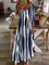 V Neck A-Line Long Sleeve Dresses