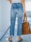 Denim Shift Plain Pants
