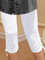 Drawstring Casual Cotton-Blend Pants