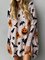 Halloween pumpkin Crew Neck Jersey Vintage Shift Dresses