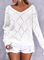 V Neck Long Sleeve Sweater