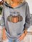 Hoodie Printed Casual Sweatshirt