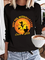 Yes I Can Drive Stick Sweatshirt Halloween Crew Neck Long Sleeve Top