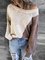 Simple design sweater with contrasting colors