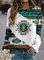 Off Shoulder Tribal Casual Sweatshirt