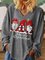 V Neck Loosen Sweet Shirts & Tops