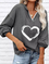 Cotton Blends Casual Sweatshirt