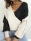 Wool/Knitting Loosen Guipure Sweater