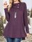 Elegant Slim Fit Buttoned Tunic