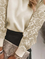 Lace Crew Neck Sweatshirt