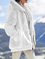 Women Long Sleeve Hooded Zipper Fur Coats