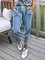 Straight Leg Drawstring Denim Jogger