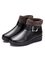 Simple Stitching Plus Velvet Zipper Boots