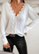 Lace Simple Cotton Blends Shirts & Tops